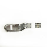 Security Lock Hardened Steel Fixed Staple Hasp 6-1/4 in. L - Top-Down View
