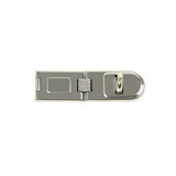 Security Lock Hardened Steel Fixed Staple Hasp 6-1/4 in. L - Side View
