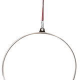Aerial Yoga Hoop 90CM Lyra Hoop Circus Single Point Aerial Ring Set - Rear View