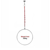 Aerial Yoga Hoop 90CM Lyra Hoop Circus Single Point Aerial Ring Set - Extra Image