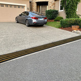 Car Driveway Curb Ramp Rubber 10,000 Kg Industrial Capacity - Front View