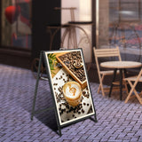 Frame Sign Sidewalk Sign Board 60x90cm For Advertising Poster Display - Front View