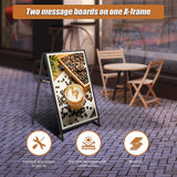 Frame Sign Sidewalk Sign Board 60x90cm For Advertising Poster Display - 45-Degree Angle