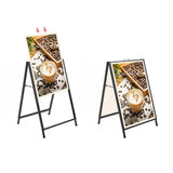 Frame Sign Sidewalk Sign Board 60x90cm For Advertising Poster Display - Rear View