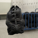 Extra Large Sports Ball Carry Bag Waterproof Football Basketball Volleyball Soccer Rugby NetBall - Front View