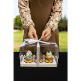 10Pcs Clear Dessert Boxes Cupcake Packaging ??Transparent Bakery Cake Gift Boxes