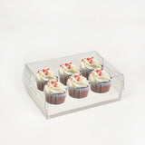10Pcs Clear Dessert Boxes Cupcake Packaging ??Transparent Bakery Cake Gift Boxes