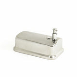 304 Stainless Steel Commercial Liquid Soap Hand Sanitiser Dispenser Wall Mount Bathroom Kitchen Office Hospital Restaurant 1000ml - Close-Up Angle