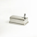 304 Stainless Steel Commercial Liquid Soap Hand Sanitiser Dispenser Wall Mount Bathroom Kitchen Office Hospital Restaurant 1000ml - Side View