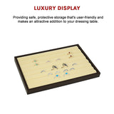 7 Slot Velvet Ring Earring Tray Storage Jewellery Display Display Stackable - Extra Image