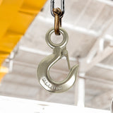 Grappling Hook 1T Crane Scale Sliding Stainless Steel Lifting Rigging Accessories - Front View