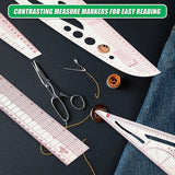 9pc French Curve Ruler Set DIY Sewing Pattern Measuring Tool for Dressmaker - Extra Image