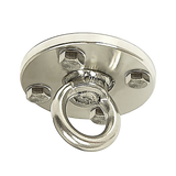 304 Stainless Steel Suspension Hook Wall Ceiling Mount Hanger Anchor Bracket - Top-Down View