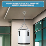 304 Stainless Steel Suspension Hook Wall Ceiling Mount Hanger Anchor Bracket - Low Angle