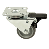 4x 2 Inch Heavy Duty Swivel Castor Wheels 50mm Brake