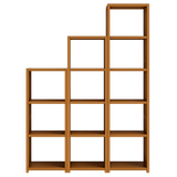 3 Piece Bamboo Adjustable Shelf Set ??Bookcase Display Storage Rack Stand