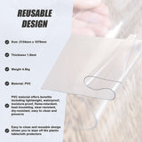 PVC Tablecloth Protector Table Cover Dining Table Cloth Plastic 2134x1070mm 1.5mm - Extra Image