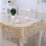 PVC Tablecloth Protector Table Cover Dining Table Cloth Plastic 2800x1170mm 2.0mm - Front View