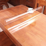 PVC Tablecloth Protector Table Cover Dining Table Cloth Plastic 2800x1170mm 2.0mm - Top-Down View