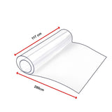 PVC Tablecloth Protector Table Cover Dining Table Cloth Plastic 2800x1170mm 2.0mm - Extra Image