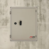 Carbon Steel Electrical Enclosure Box IP65 Wall Mount 400 x 300 x 200 mm - Close-Up Angle