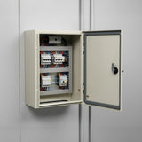 Carbon Steel Electrical Enclosure Box IP65 Wall Mount 400 x 300 x 200 mm - Front View