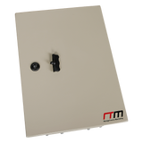 Carbon Steel Electrical Enclosure Box IP65 Wall Mount 400 x 300 x 200 mm - Low Angle