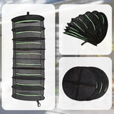 Herb Drying Rack Net 8 Layer Dryer Mesh Hanging Dryer Rack Zipper Dry Rack