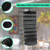 Herb Drying Rack Net 8 Layer Dryer Mesh Hanging Dryer Rack Zipper Dry Rack - Extra Image