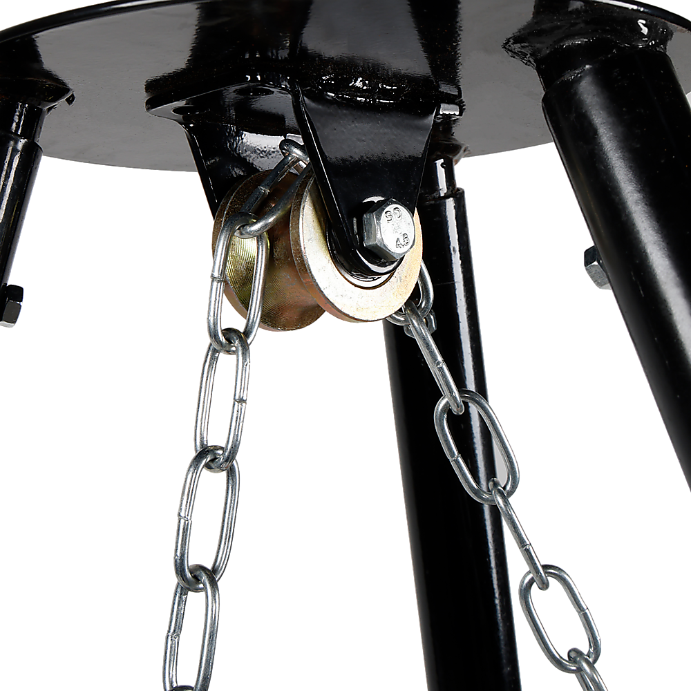 Tripod Garden Fire Pit BBQ ??Cast Iron & Steel Round Outdoor Fire Bowl