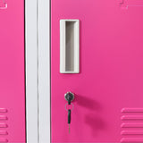 12-Door Locker for Office Gym Shed School Home Storage - Standard Lock with 2 Keys