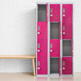 12-Door Locker for Office Gym Shed School Home Storage - 3-Digit Combination Lock - Extra Image