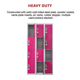 12-Door Locker for Office Gym Shed School Home Storage - 3-Digit Combination Lock - Extra Image