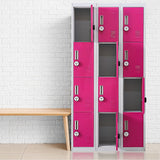 12-Door Locker for Office Gym Shed School Home Storage - 4-Digit Combination Lock - Extra Image