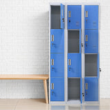 12-Door Locker for Office Gym Shed School Home Storage - Standard Lock with Keys - Extra Image