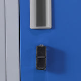 12-Door Locker for Office Gym Shed School Home Storage - Padlock-operated