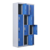 12-Door Locker for Office Gym Shed School Home Storage - Padlock-operated - Extra Image
