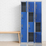 12-Door Locker for Office Gym Shed School Home Storage - Padlock-operated - Extra Image