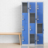 12-Door Locker for Office Gym Shed School Home Storage - 4-Digit Combination Lock - Extra Image