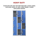 12-Door Locker for Office Gym Shed School Home Storage - 4-Digit Combination Lock - Extra Image