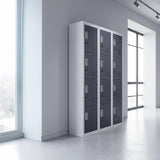 12-Door Locker for Office Gym Shed School Home Storage - Standard Lock with Keys - Extra Image