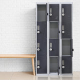 12-Door Locker for Office Gym Shed School Home Storage - 4-Digit Combination Lock - Extra Image
