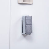 12-Door Locker for Office Gym Shed School Home Storage - Padlock-operated - Low Angle