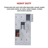 12-Door Locker for Office Gym Shed School Home Storage - 3-Digit Combination Lock - Extra Image