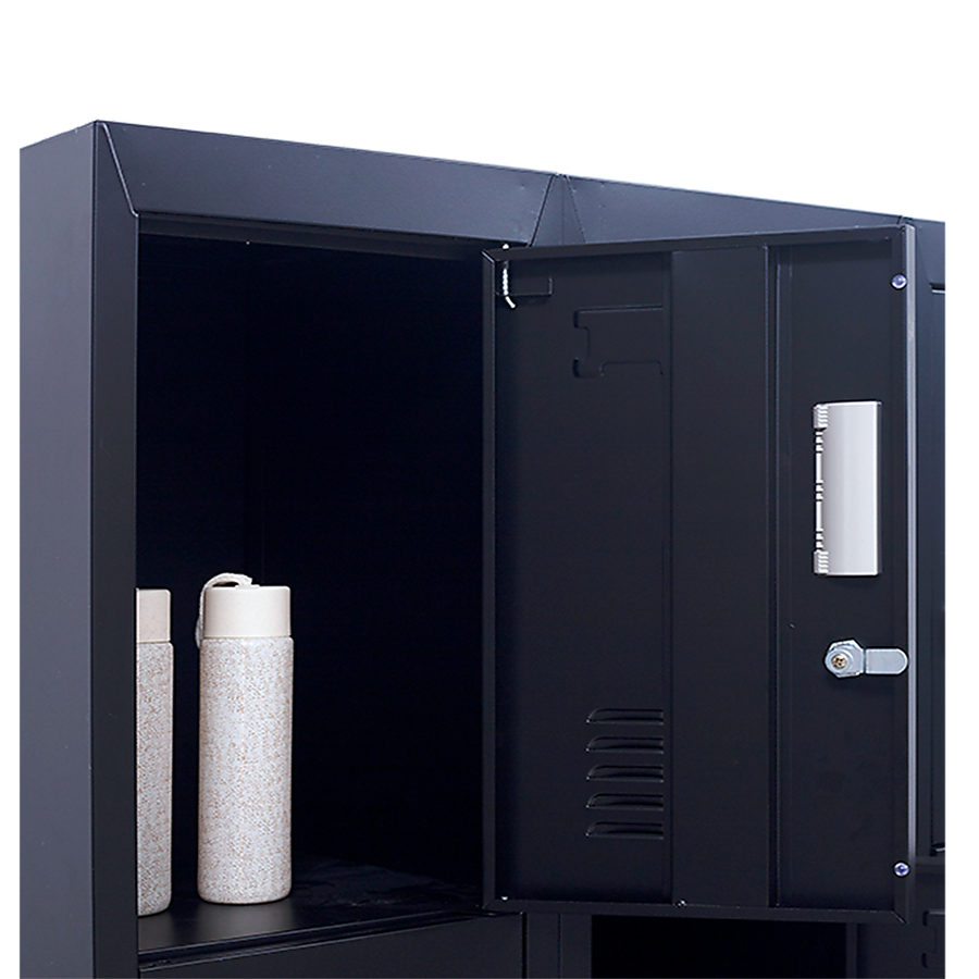 12-Door Locker for Office Gym Shed School Home Storage - Standard Lock with Keys, image 13