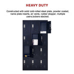 12-Door Locker for Office Gym Shed School Home Storage - Standard Lock with Keys, image 6