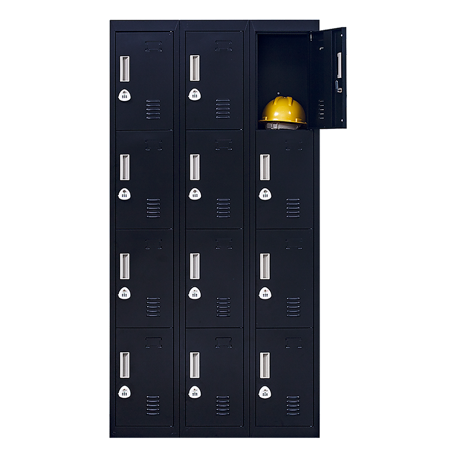 12-Door Locker for Office Gym Shed School Home Storage - 3-Digit Combination Lock, image 12