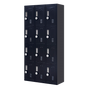 12-Door Locker for Office Gym Shed School Home Storage - 4-Digit Combination Lock