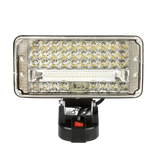 7 18V Li-ion LED Work Light Torch Workshop Flashlights Camping for Makita Battery - Rear View