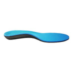 Flat Foot Support Insoles For Men Women Blue Full Length Medium Density Arch Support
